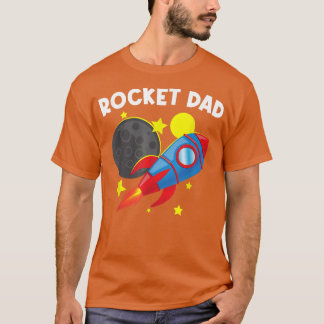 Camiseta Cohetes Guay Para Papá Padre Rockets Espacial Barc