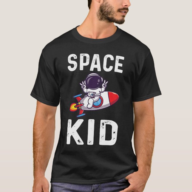 Camiseta Cohetes Space Kid I Kids (Anverso)