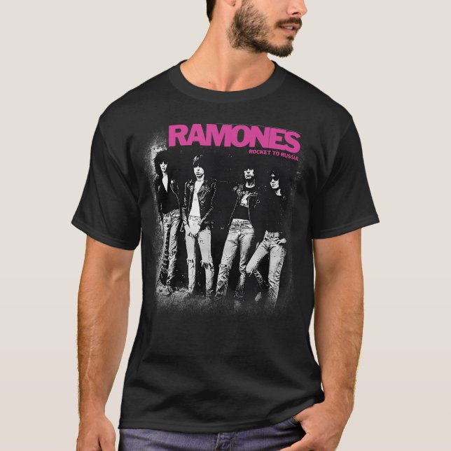 Camiseta Cohetes Vintage A Rusia (Anverso)