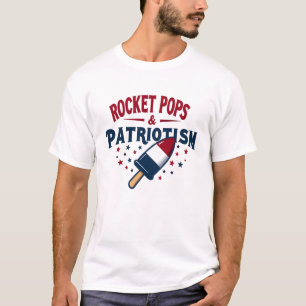 Camiseta Cohetes y patriotismo