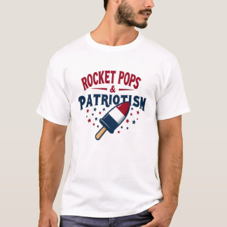 Camiseta Cohetes y patriotismo