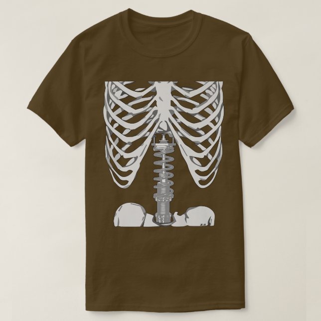 Camiseta Coilover Skeleton Race Performance Suspi (Diseño del anverso)