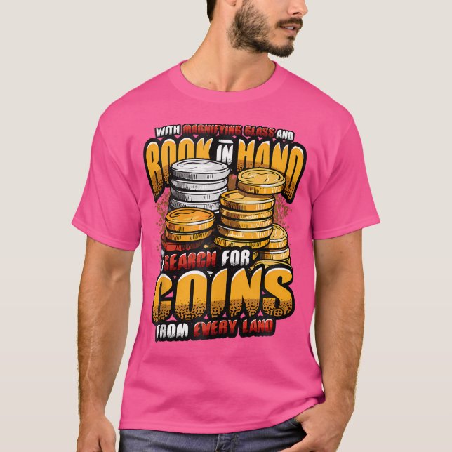 Camiseta Coin Collecting Rhymes Rare Coin Collector (Anverso)