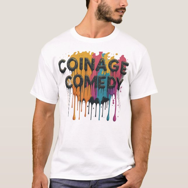 Camiseta Coinage de la comedia (Anverso)