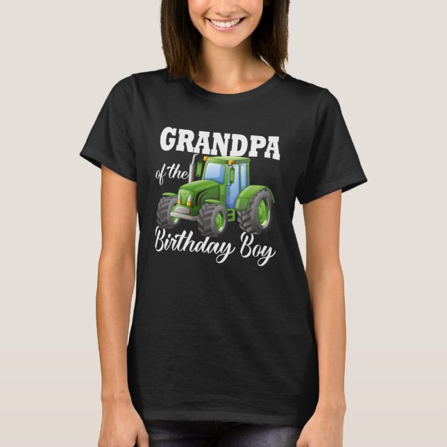 Camiseta Coincidencia con el abuelo de la granja de niños d (Anverso)
