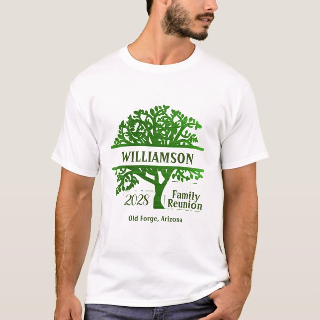 Camiseta Coincidencia de árbol genealógico genealógico de f (Anverso)