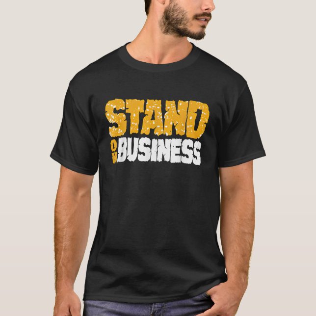 Camiseta Coincidencia de color blanco negro (Anverso)
