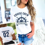 Camiseta Coincidencia de cruceros personalizados o vacacion<br><div class="desc">Podrá navegar en estilo con la "camiseta de Personalizado Cruise o Lake Family Vacation Matching", una adición versátil y personalizada a su guardarropa de vacaciones. Tanto si viaja en mar abierto como si se relaja junto al lago, estos camisetas están diseñados para añadir un toque náutico y crear un ambiente...</div>
