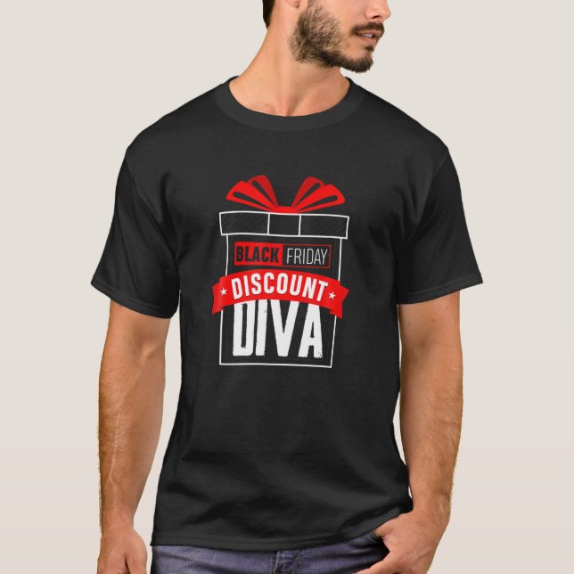 Camiseta Coincidencia de diva del equipo de compras del Vie (Anverso)