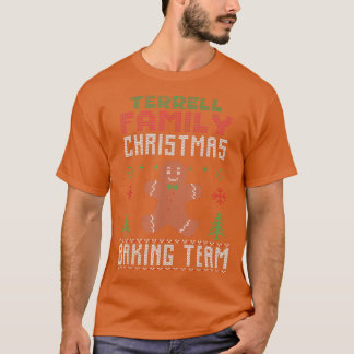 Camiseta Coincidencia de equipo de hornear de Navidades de
