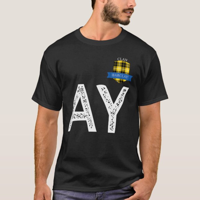 Camiseta Coincidencia de familia Clan Barclay A y Y (Anverso)