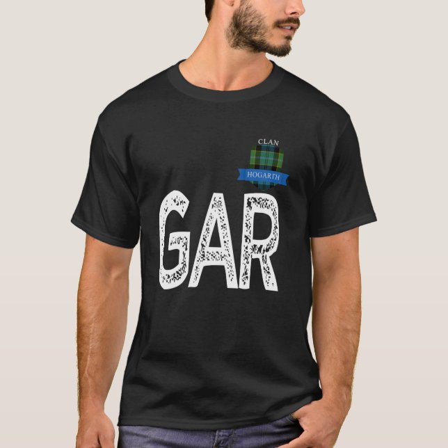 Camiseta Coincidencia de familia Clan Hogarth G y A y R (Anverso)