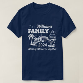 Camiseta Coincidencia de grupo de crucero de familia de año