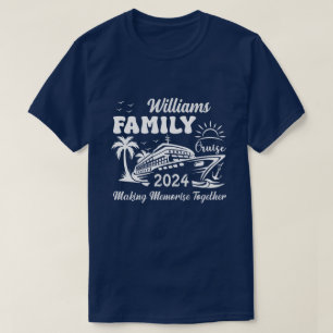 Camiseta Coincidencia de grupo de crucero de familia de año