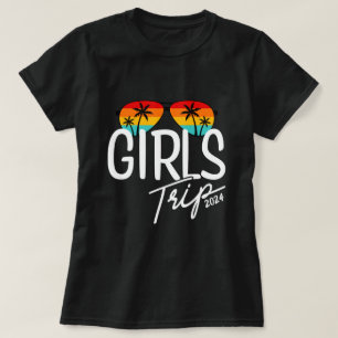 Camiseta Coincidencia de grupo de viaje de Chicas de año pe