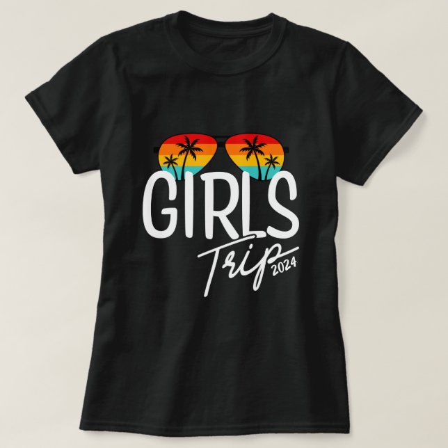 Camiseta Coincidencia de grupo de viaje de Chicas de año pe (Diseño del anverso)