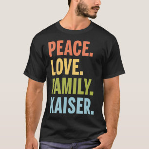 Camiseta Coincidencia de la familia de apellidos de Kaiser