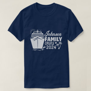 Camiseta Coincidencia de la familia de cruceros del año de 