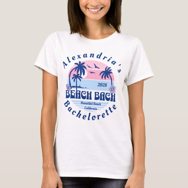 Camiseta Coincidencia de la fiesta de despedida de soltera  (Anverso)