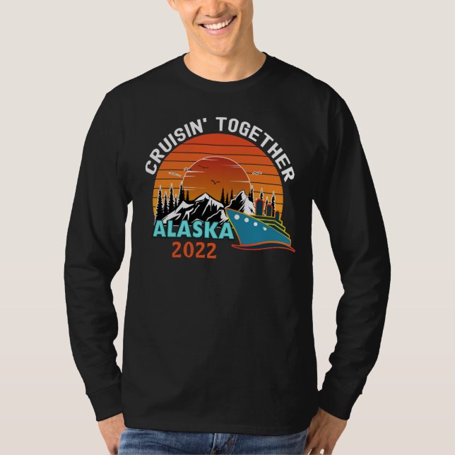 Camiseta Coincidencia de las vacaciones de viaje en Alaska  (Anverso)