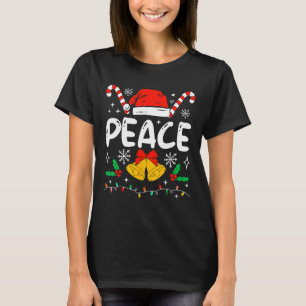 Camiseta Coincidencia de Paz Vengo en Paz Parejas Sombrero 