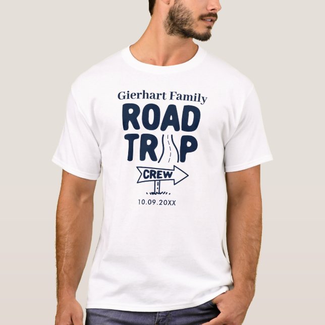 Camiseta Coincidencia de vacaciones anuales de la tripulaci (Anverso)