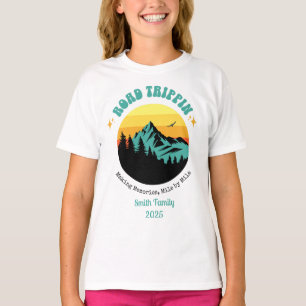Camiseta Coincidencia de viaje al aire libre de la familia