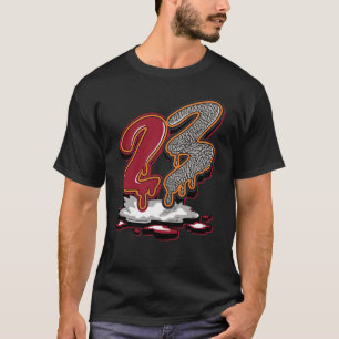 Camiseta Coincidencia del 23 Drip Retro Cardenal Rojo 3s