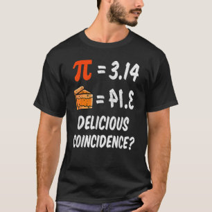 Camiseta Coincidencia del símbolo de pastel del Día Pi 3.14