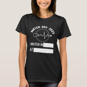 Camiseta Coincidencia Día 2023 Residencia de Médica futuro