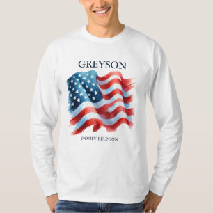 Camiseta Coincidencia familiar personalizada del 4 de julio