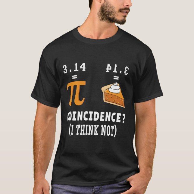 Camiseta Coincidencia No Pi Pie Math Meme Math Geek Nerd Pi (Anverso)