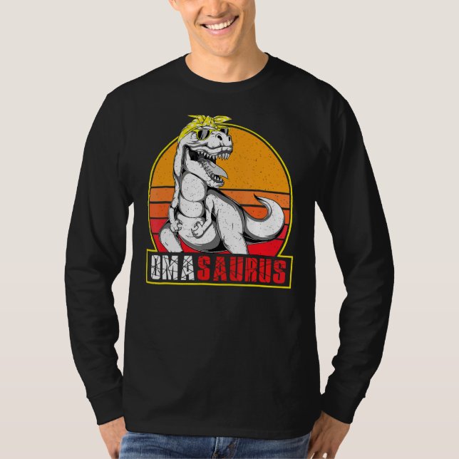 Camiseta Coincidencia Omasaurus Rex Dinosaur Oma Saurus (Anverso)