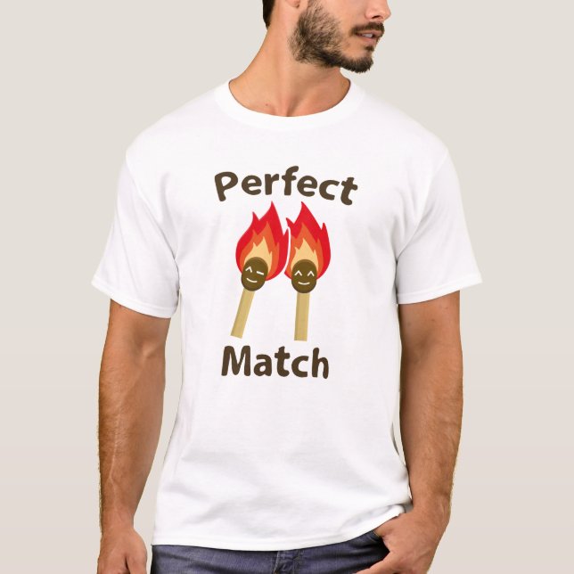 Camiseta Coincidencia perfecta (Anverso)