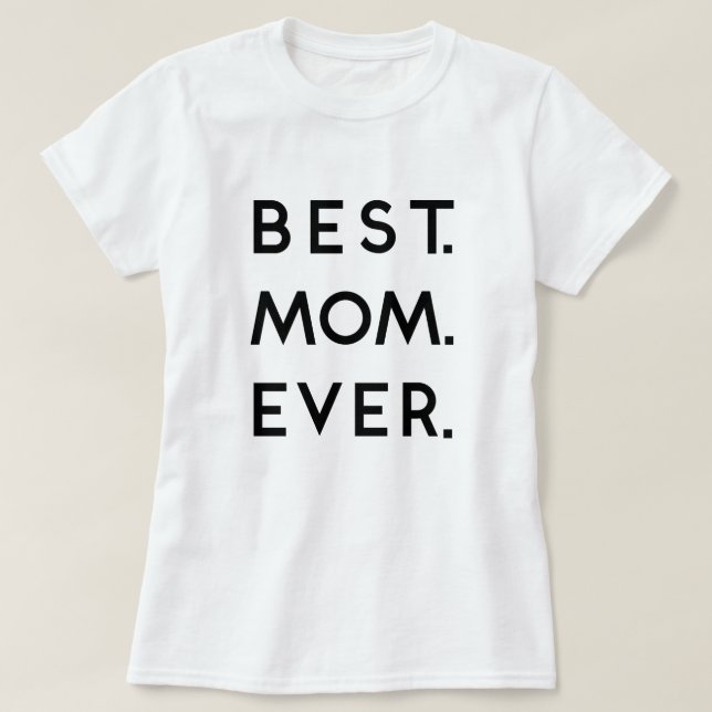 Camiseta Coincidiendo con el Día de la Mejor Madre (Diseño del anverso)