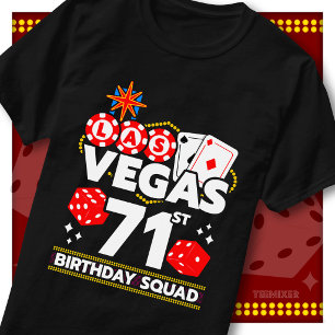 Camiseta Coincidiendo con la fiesta de cumpleaños número 71