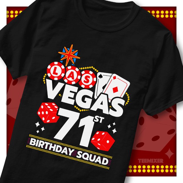 Camiseta Coincidiendo con la fiesta de cumpleaños número 71 (Subido por el creador)