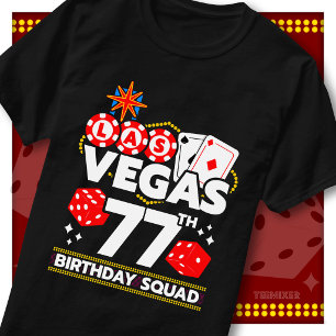 Camiseta Coincidiendo con la fiesta de cumpleaños número 77