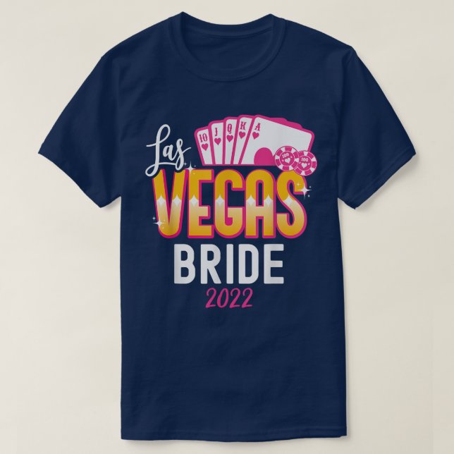 Camiseta Coincidiendo con la novia Boda de Las Vegas 2022 y (Diseño del anverso)