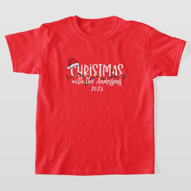 Camiseta Coincidiendo con las cadenas de la familia alumbra (Distribución)