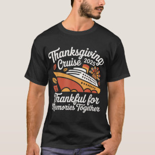 Camiseta Coincidir con la familia de cruceros de otoño en e