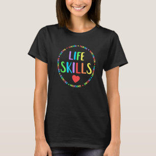 Camiseta Coincidir con las habilidades de la vida del profe