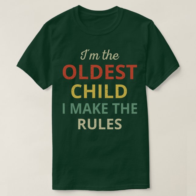 Camiseta Coincidir con los hermanos mayores Hago las Reglas (Diseño del anverso)