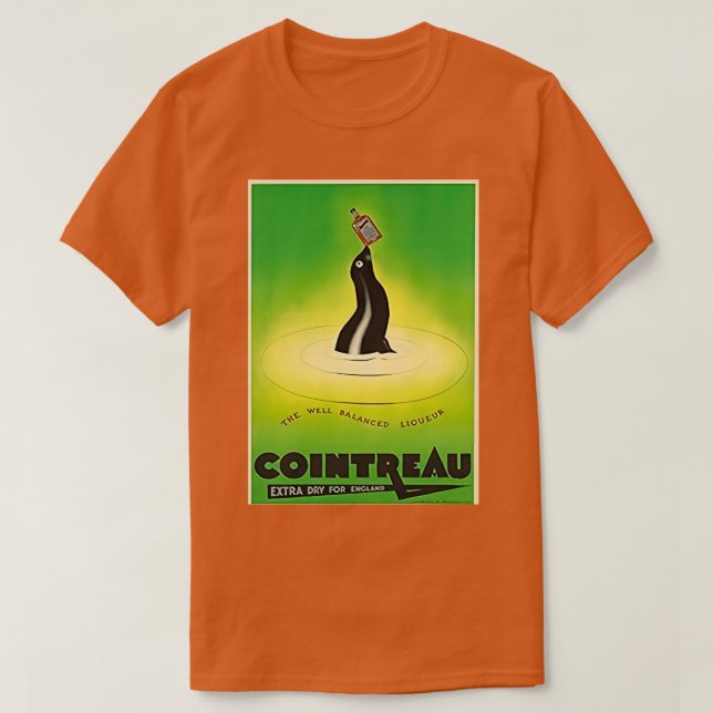 Camiseta Cointreau vintage (Diseño del anverso)