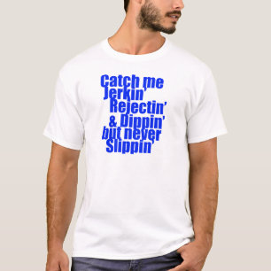 Camiseta Cójame azul del JUSTILLO