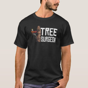 Camiseta Cojín cirujano de árbol de madera