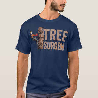 Camiseta Cojín cirujano de árbol de madera