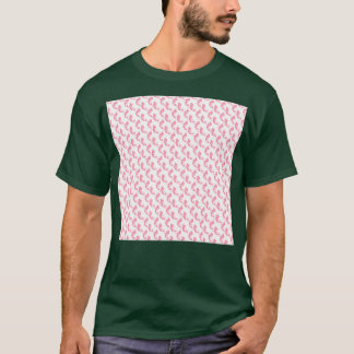 Camiseta Cojín de Cuello de Sirena Blanco y Rosa Cuello G