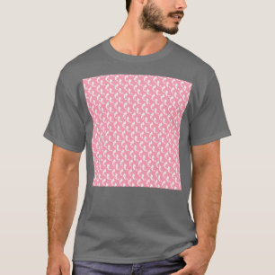 Camiseta Cojín de Cuello de Sirena Rosada y Blanca Cuello G