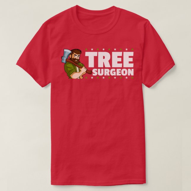 Camiseta Cojín de registro de cirujanos de árbol (Diseño del anverso)
